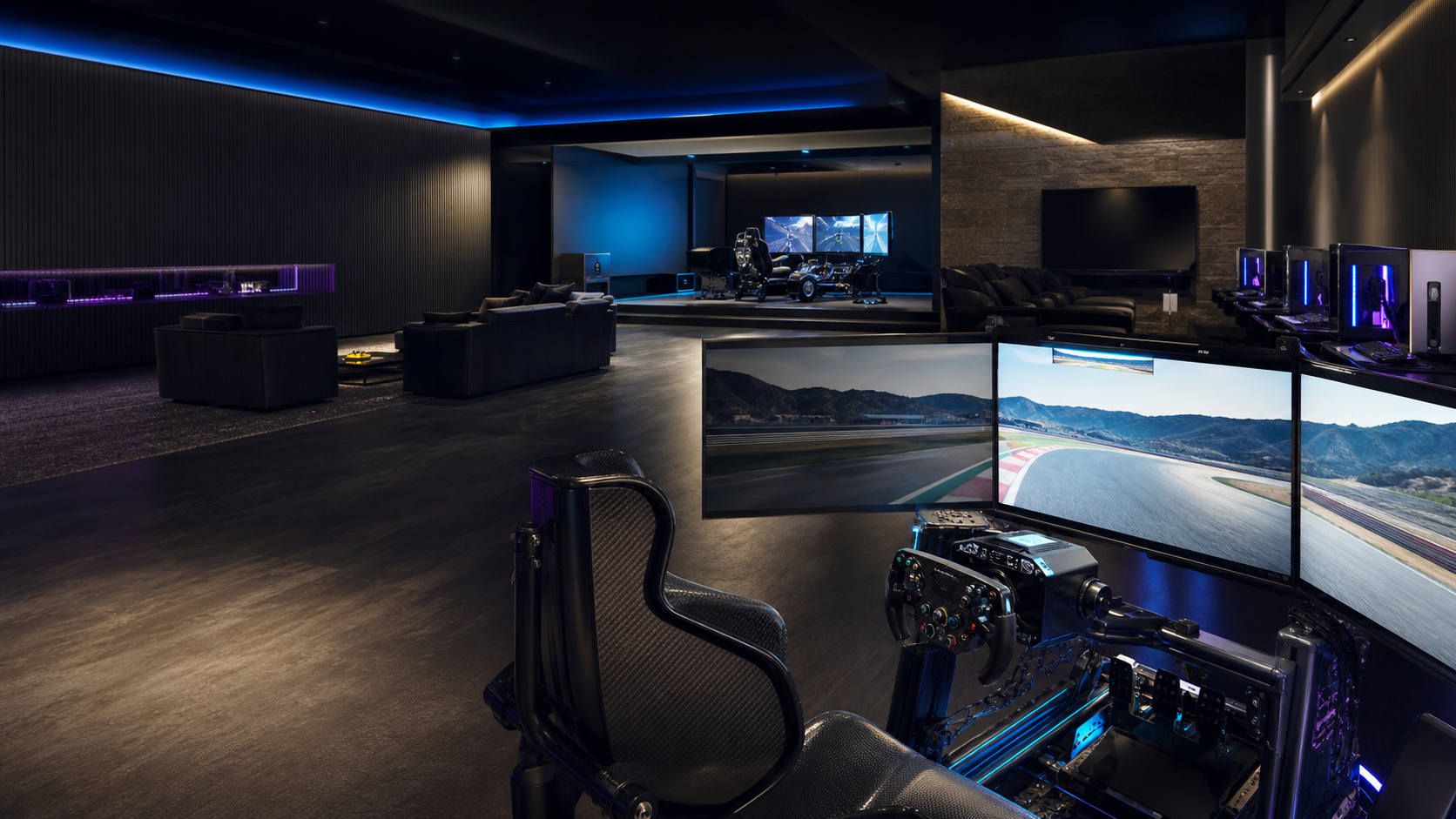 EC Elite Gaming simulator lounge